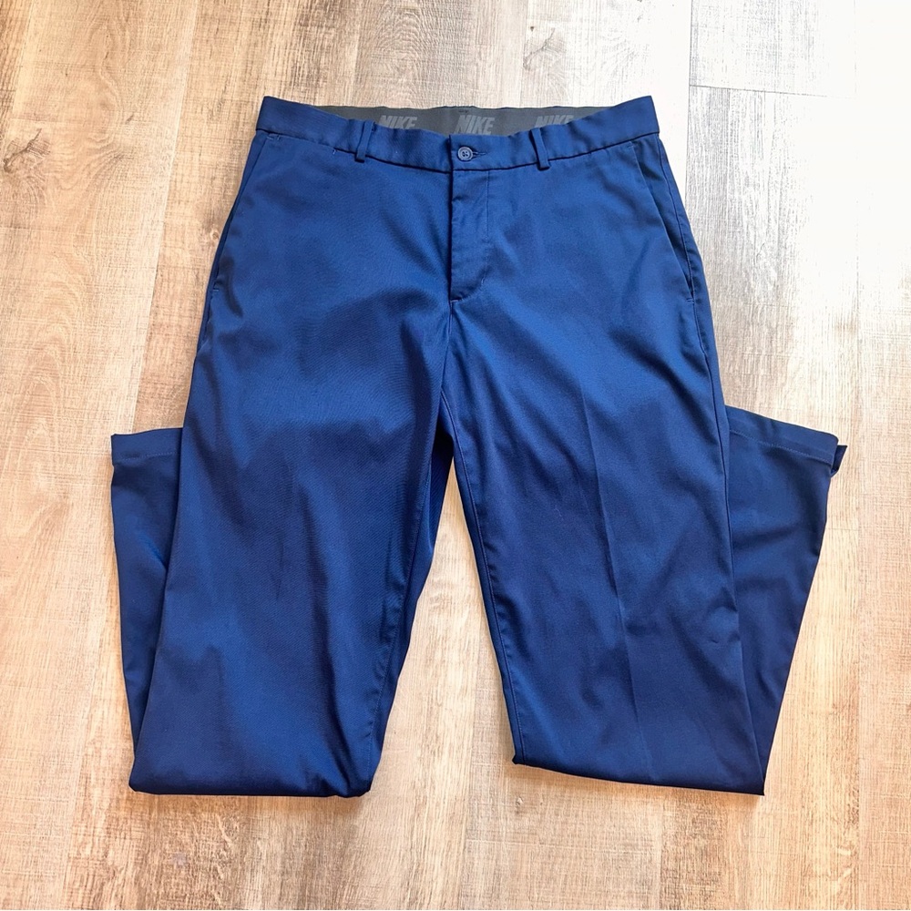 EUC Nike Men's Navy Dri Fit Golf Pants 32x32